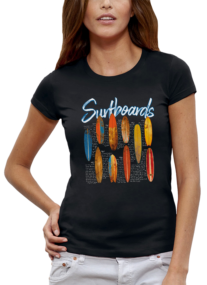 shirt SURFBOARDS planches de surf