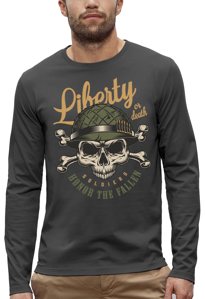 shirt manches longues LIBERTY OR DEATH